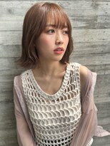 トリッカバルコニー ハヤマ(tricca Balcony Hayama)&nbsp;外ハネミディ/ラフボブ/透明感ベージュ