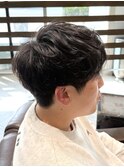MEN’S HAIR/波巻ツイストスパイラル/フェザーパーマ/北堀江O