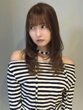 デコ(DECO) 【ayano】レイヤーカット/オリーブベージュ