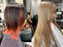 かわいいデザインカラー♪ブリーチ/ダブルカラー/インナーカラー