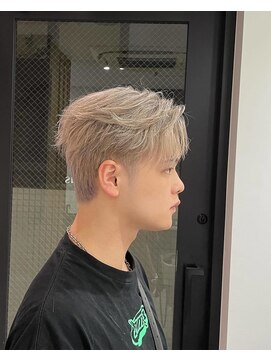 men's 韓国ヘア　フェザーショート　ガイルヘア