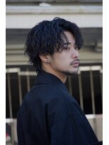 フィフス 原宿(fifth) 原宿シャドウパーマルーズパーマメンズカットラウンドマッシュ