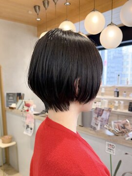 ロンドアジュール 横浜(Lond azur) 大人ガーリー/ミニボブレイヤー/ミディアムレイヤーカット/横浜