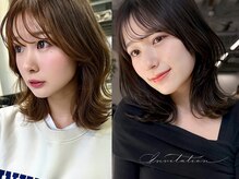 invitation栄 ― "伸ばし途中が一番おしゃれ"顔まわりにレイヤーで垢抜けミディアム