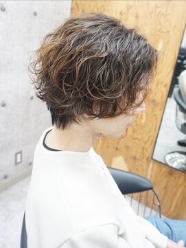 ヘアテリア リュウ 大塚(hair teria ryu) メンズカット/メンズパーマ/波巻きアップバング/波巻きパーマ