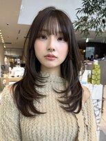 ミンクス 銀座店(MINX)&nbsp;［MINX 外山］柔らか質感ロングレイヤー