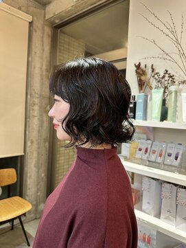 オルセン(OLSEN) ボブ/ボブパーマ/ナチュラルパーマ/地毛風カラー