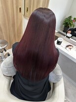 ベル サウス(BHEL south) 津市ロングレイヤーカットハッシュカット透明感カラー重めロング