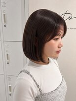 パトゥ 京都四条烏丸(patou) 大人可愛いナチュラル内巻きボブ