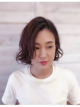 ヘアーサロン カヴィエ(hair salon covie) ラフウエーブ大人ボブ