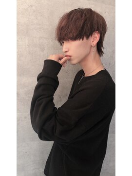 シン(syn) ツイストスパイラルパーマ マッシュウルフ