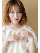 カバーヘア ブリス 戸田公園西口店(COVER HAIR bliss)&nbsp;ネオシースルーバングくせ毛風大人ボブZ戸田公園10代20代30代