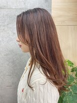 ローブヘアー 千早店(ROBE HAIR) 【Robe Hair_福岡千早】レイヤースタイル/テラコッタ