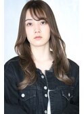 大人可愛い☆ゆるふわ小顔アッシュベージュカラー