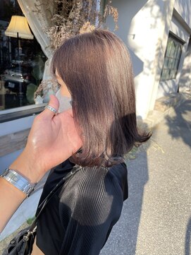 チャプター 問屋町(chapter) ケアブリーチ"ホワイトブラウン"岡山問屋町chapter