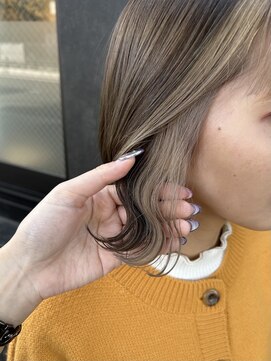 ラシサ(rashisa) インナーカラー"ミルクティーベージュ"