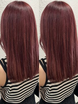 ネオリーブカップ 町田店(Neolive capu) ボルドーカラー ＊ Wカラー【町田/韓国風スタイル/ブリーチ】