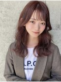 カラーチェンジ◎暖色にオススメ透明感カラーのルビーショコラ☆