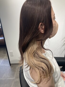 ウォルト(WALT) インナーカラー ミルクティーベージュ