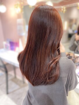 ラメール(MAISON LA MER) 《AYAKA》ブリーチなし☆ ピンクブラウンカラー