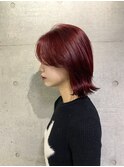 ワインレッド　レッドカラー