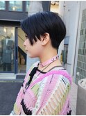 【SHARON原宿】黒髪ハンサムショート☆刈り上げ