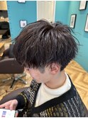 マッシュ×刈り上げ