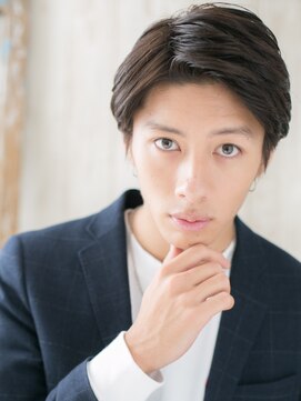 モッズヘア メン 上尾東口店(mod's hair men) モテる男の七三分けベーシックなマットブラウンマッシュV上尾