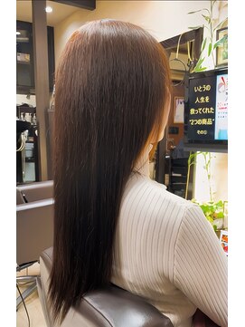 美容室 スピリチュアル ハート(SPIRITUAL HEART) 手で乾かすだけ♪ビーワン艶ストレートカラー