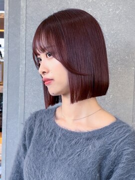 ロンド 表参道店(Lond) ◇ボブ 縮毛矯正 顔周りカット 表参道 髪質改善