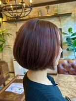 シャル 八王子(shalu)&nbsp;ショートボブ×ピンクベージュ