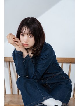 エアー 青山(AIR) ミディアムレイヤー/シースルーバング