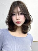 レイヤーカット/韓国ヘア/透明感カラー