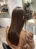 カット＋コスメストレート+トリートメント　￥18100