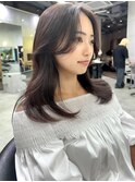 レイヤーカット ミディアムレイヤー 韓国風レイヤー ワンホン