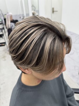 エゴル ナゴヤサカエ(ENGOL NAGOYA SAKAE) メンズバレイヤージュ/ハイトーンカラー