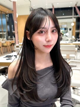 アマトウキョウ アユンチェ(AMA TOKYO×AYUNCHE) 韓国スタイル/ナチュラルくびれヘア_くびれ巻き_レイヤーカット