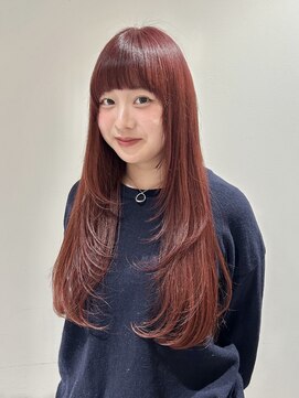 ゼストララ(ZEST Lara) オレンジカラーハイレイヤーカット【吉祥寺】