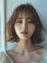 レヴ 草加店(LEV.)&nbsp;イメチェン　外はね　ボブ　美髪　ワイドバング　ブルーブラック