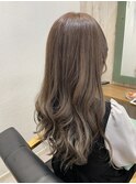 ハイライト×ブルーベージュ