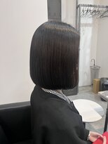 スイート ヘアデザイン(Suite HAIR DESIGN) 丸みボブ×髪質改善ストレート【Ryoka 髪質改善】