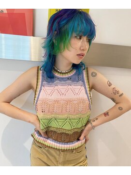 トムキャット(TOM CAT) ウルフボブ デザインカラー