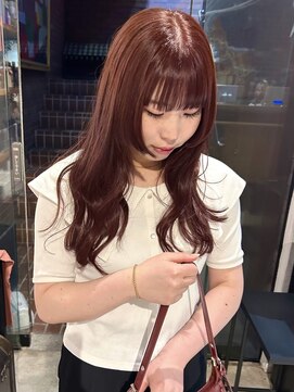 ノラ ヘアーサロン(NORA HAIR SALON) 【大久保】ブリーチなしダブルカラーレッドブラウンカラー