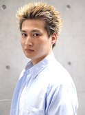 かき上げヘア　ニュアンスマッシュ　サイドパート　ビジネス