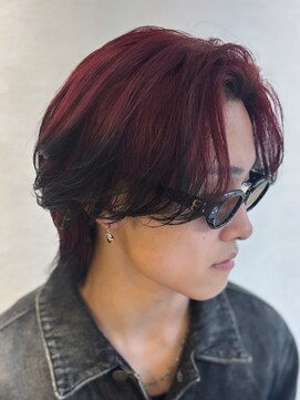 ジプソ(Gypso Hair salon) (そうや)ワインレッド×ブラック