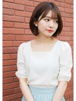 フルショウ 小牧(FURUSHO)&nbsp;ナチュラルブラウン/小顔みせボブ/ナチュラルモテボブ