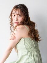 サロンズ 四條畷JR忍ケ丘駅前店(SALONS) キャラメルブラウン×ラフウェーブ