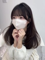 ロンドルピナス 小倉(Lond Lupinus)&nbsp;黒髪カタログ/オリーブグレー/ココアベージュ/小顔に見せるヘア