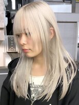 ニコ トウキョウ 渋谷(nico TOKYO)&nbsp;ホワイトブロンドダブルカラーハイトーン韓国レイヤー