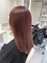 ルシエバイファブリック(Lucie by fabrique) さりげなさが可愛い*インナーピンク×艶ストレート